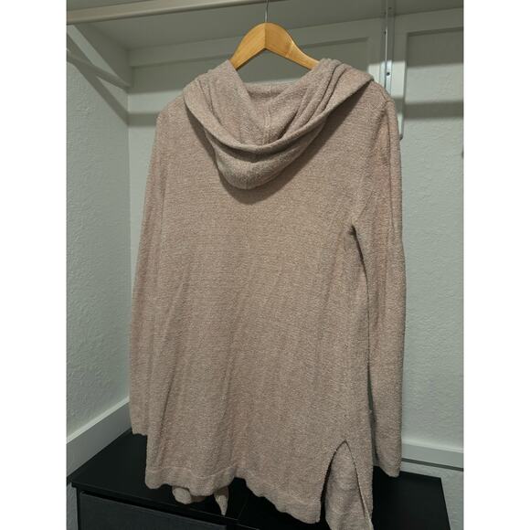 Barefoot Dreams CozyChic Ultra Lite Hooded
Cardigan in Beach Rock Sz M - Picture 6 of 6